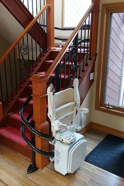 used curved stair lift for sale