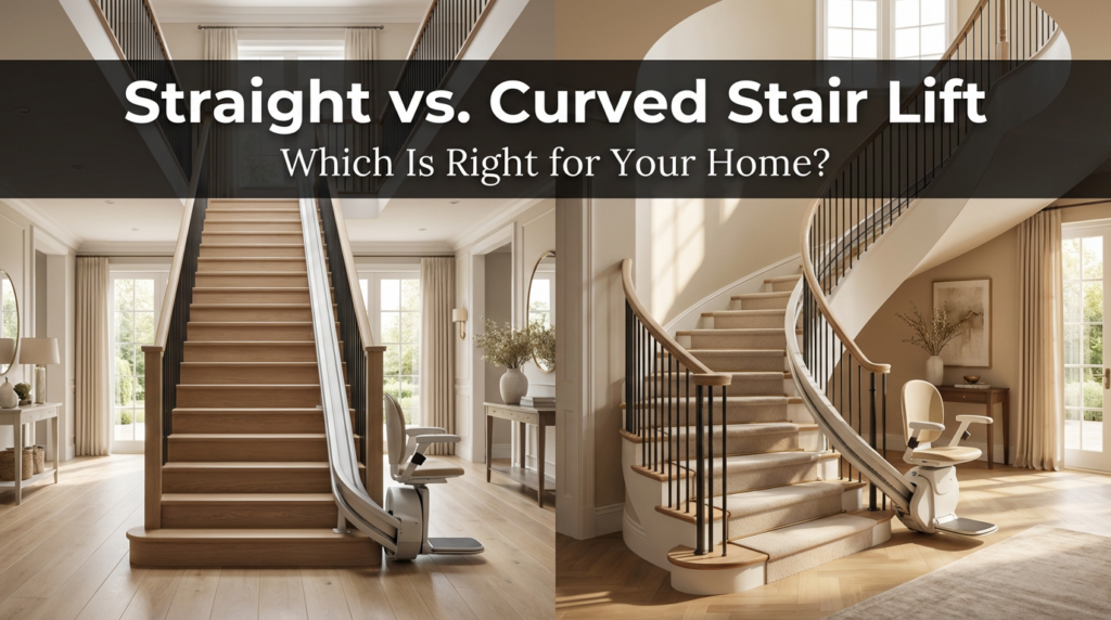 Straight Vs Curved Stair Lift