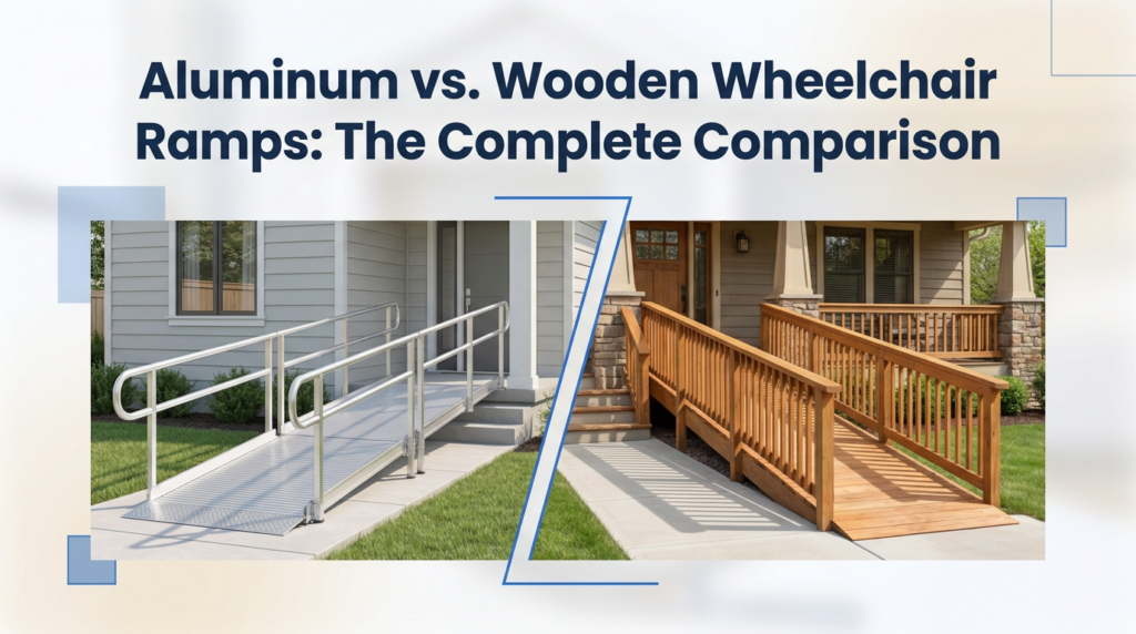 Aluminum vs. Wooden Wheelchair Ramps | Independent Living Solution