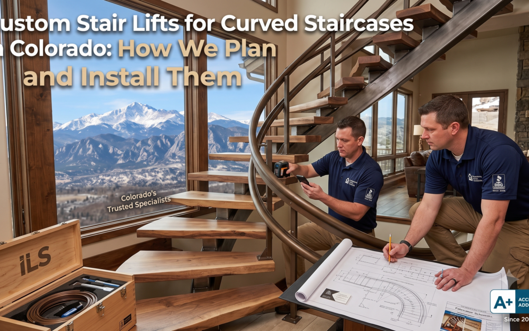 curved stair lift repair colorado