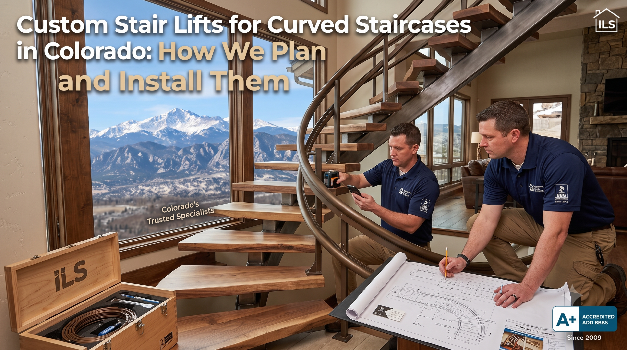 curved stair lift repair colorado